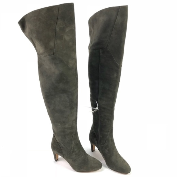 Vince Camuto Shoes - New! Vince Camuto Gray Over the Knee Suede Boots